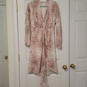 NWT Wayf Snakeskin Dress